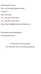 Mobile Screenshot of entertainment-factory.de
